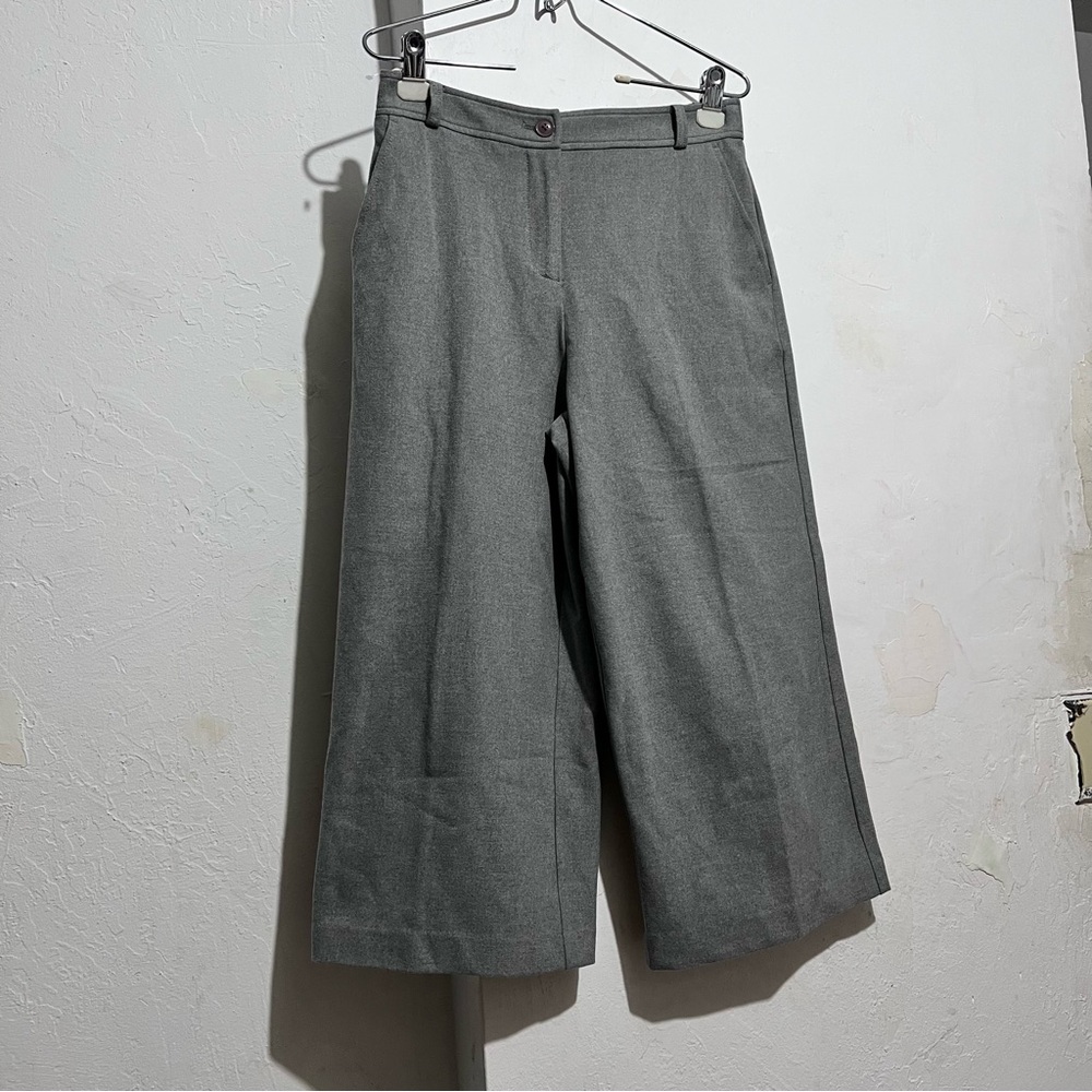 Single Noble Gray Trousers size 38 crop 3/4 lengths  :Box OW3: